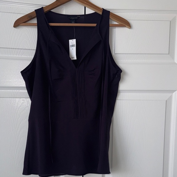 NWT Banana Republic Purple Sleeveless Blouse - Picture 1 of 4